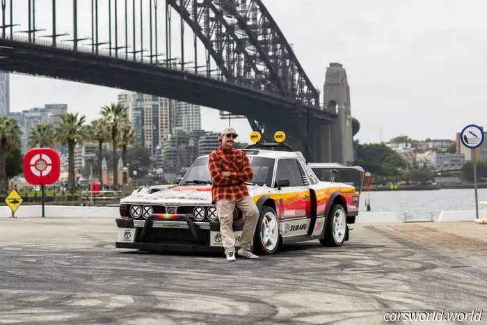 Travis Pastrana's latest Gymkhana vehicle is a high-performance Subaru Brat that can rev up to 9,500 RPM.