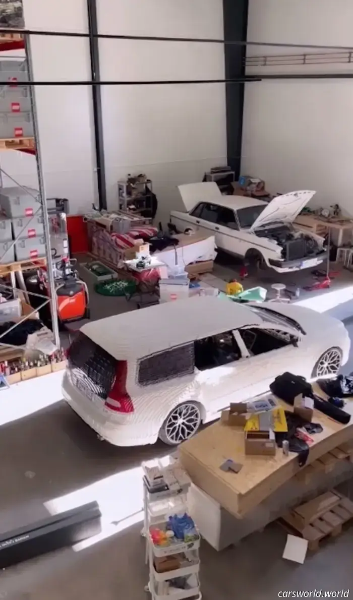 El Vagón Volvo Lego Minuciosamente Detallado Va Más Allá De Cualquier Otra Construcción Que Hayas Visto