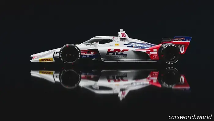 На гонке IndyCar, которая пройдет в эти выходные, Honda представит красивую ливрею HRC