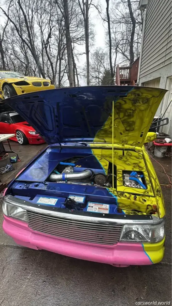 El Ford Ranger De Seis Ruedas Golpeado A La Venta Parece una Carroza De Desfile Flavortown