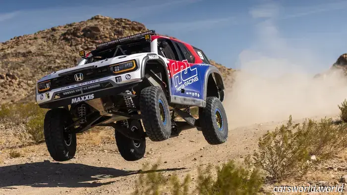 The Honda Passport HRC Concept Winch Bumper has an impressive appearance.