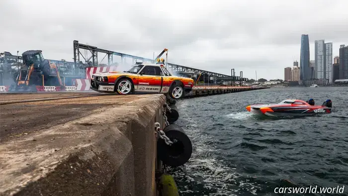 Travis Pastrana lanza el Subaru Brataroo por los aires en Australia en el Gymkhana 'Aussie Shred'