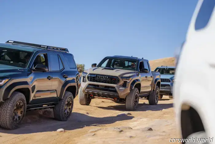 Comparing the Toyota Tacoma, 4Runner, and Land Cruiser in Moab: A Look at Their Performance
