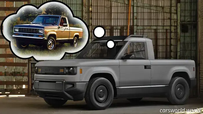 La Camioneta Eléctrica Slate marca el Regreso del Camión Compacto de Cabina Única