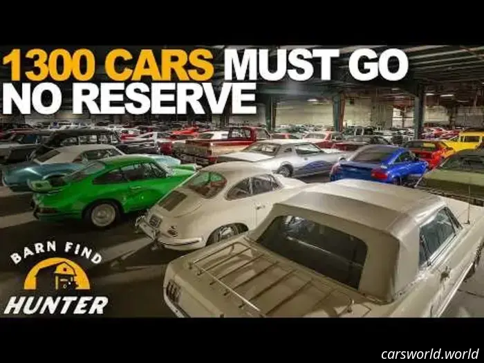 Incredible Collection of 1,300 Cars Discovered in a Barn Is Now Available, Filled with Budget-Friendly Gems