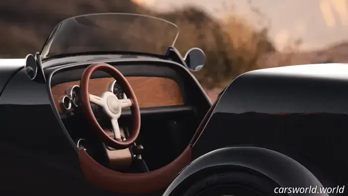 Хот-род Эдсела Форда в стиле ар-деко переделали из углеродного волокна.