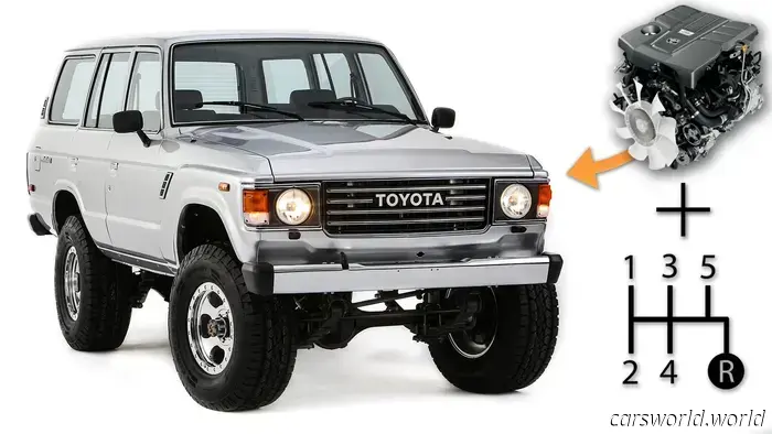 Toyota Installed a New Tundra V6 in an FJ60 Land Cruiser While Retaining the Five-Speed Manual Transmission.