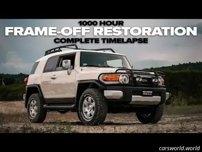 Questo Toyota FJ Cruiser del 2008 ha subito un restauro di 1.000 ore e — Wow