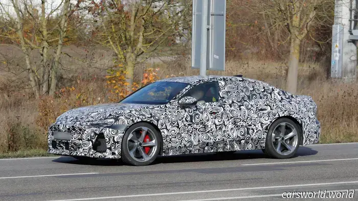 Subscribe to Spyglass: The insider scoop, delivered straight to your inbox.

Your exclusive glimpse into upcoming vehicles and secret prototypes, directly from our spy photographer.

Like many, we appreciate V8-powered wagons. The Audi RS6 is undeniably impressive (even if it weighs as much as a small train), and we’re encouraged by Audi’s recent indications that this formula will continue. Even more exciting are the fresh spy shots of the German powerhouse’s successor.

As if that wasn't exciting enough, our spies have shared more promising news this morning: the RS6 wagon isn’t the only variant returning for 2027; the sedan will be back as well! As a proud member of the sport sedan community (and a Cadillac owner), I’m particularly excited about this development.

We’ve already spotted the new RS6 Avant on two occasions—once for each of the super-wagon’s powertrain options (yes, an electric version is reportedly in the works). A quick look at this prototype clearly identifies it as the RS variant. The distinctive wheel and brake setup is a significant indication, but the flared fenders and open vents, accompanied by oval exhaust tips at the rear, really emphasize its identity. Plus, I must say, it appears pleasantly compact. That’s the 2025 model for you.

Am I imagining things, or is there a hint of early-2000s Subaru Legacy in that rear design? I mean that positively; the 2006 Spec.B showcased an elegant design with clean lines and none of Subaru’s usual exaggerated rally attributes. If I tilt my head a bit, I also see a touch of Saab back there.

Given Audi’s typical release schedule, it may take another year or two before we see any of these variants in the U.S.—and let's face it, the likelihood of the electric model making it here is very slim.

There was a time when the new RS6 Avant was expected to be solely electric, but with the current state of affairs, that plan has been put aside. We reported in June that Audi is likely pursuing a plug-in hybrid version of its 4.0-liter twin-turbo V8. Since both gas-powered prototypes have shown decals suggesting they are equipped with hybrid batteries, this seems to be a certainty.

Have a news tip? Reach out at [email protected]!