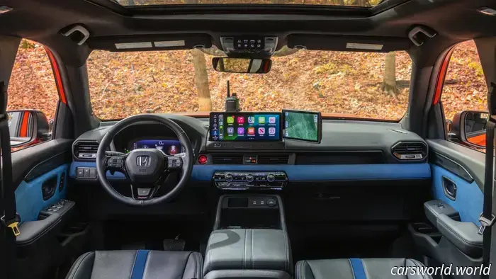 The Honda Passport HRC Concept Winch Bumper has an impressive appearance.