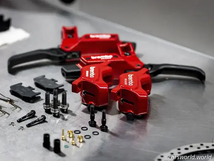 Brembo brakes are being introduced to mountain bikes now.