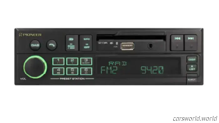 The 'Cassette Deck' on Pioneer’s New Retro Head Unit is, in fact, a USB port.