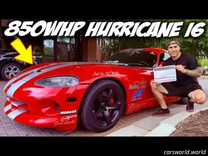 Hurricane I6-Swapped Dodge Viper Loses 4 Cylinders but Gains Over 400 HP