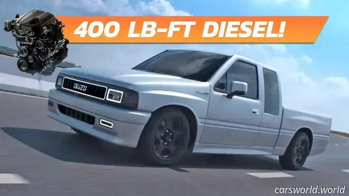 Este Improbable Isuzu Restomod Es una Camioneta Diésel Que Funciona Increíblemente Duro