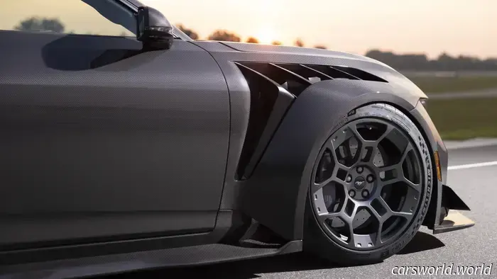 You can now obtain a Ford Mustang GTD in complete naked carbon fiber.