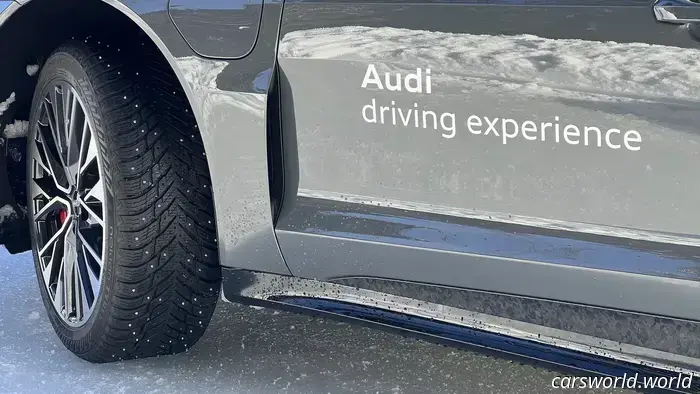 Cómo realizar un derrape con un Audi de 900 CV en hielo sin chocar.