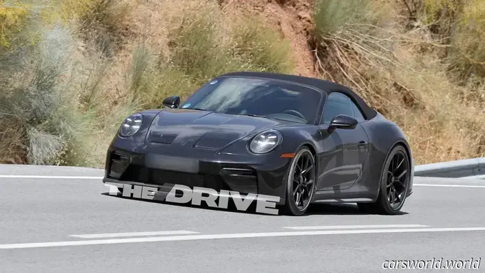 This Drop-Top Porsche GT3 Prototype is actually the new 911 Speedster in disguise.
