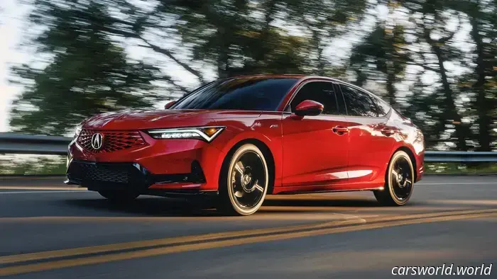 La Acura Integra del 2026 riceve una griglia dello stesso colore che amerai o odierai