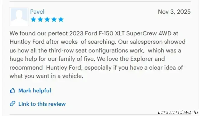 Añade la IA a la lista de razones por las que no puedes confiar en las reseñas en línea de concesionarios de automóviles.