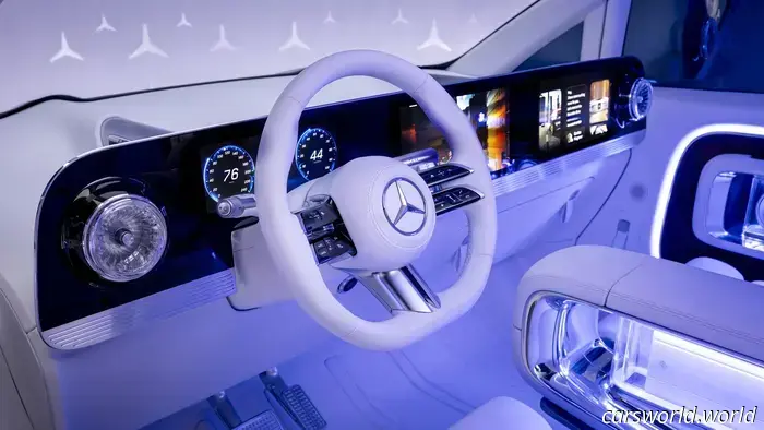 La Furgoneta con Concepto de Sala VIP Rodante de Mercedes Hace que una Clase S Parezca Abarrotada