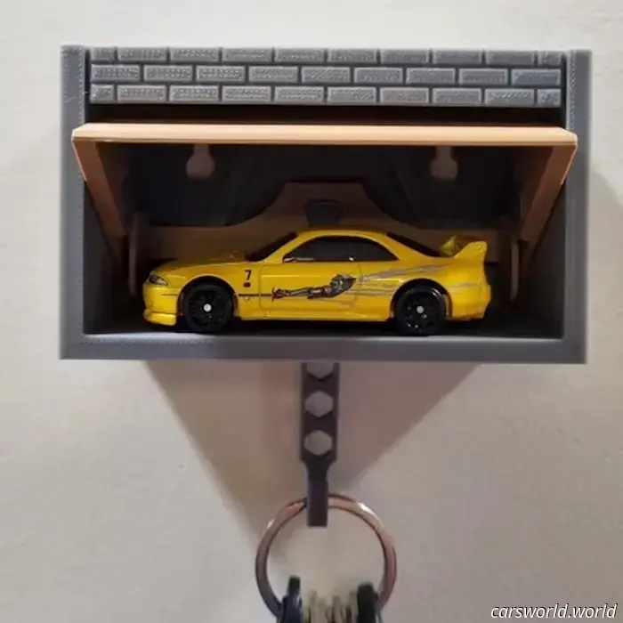 Estos Llaveros Impresos En 3D Son Como Garajes Personales De Hot Wheels