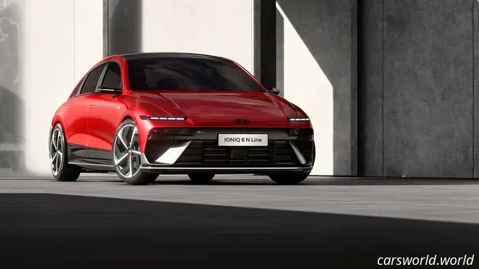 Hyundai Ioniq 6 Obtiene una cara más Nítida para 2026 y un modelo N Line más malo