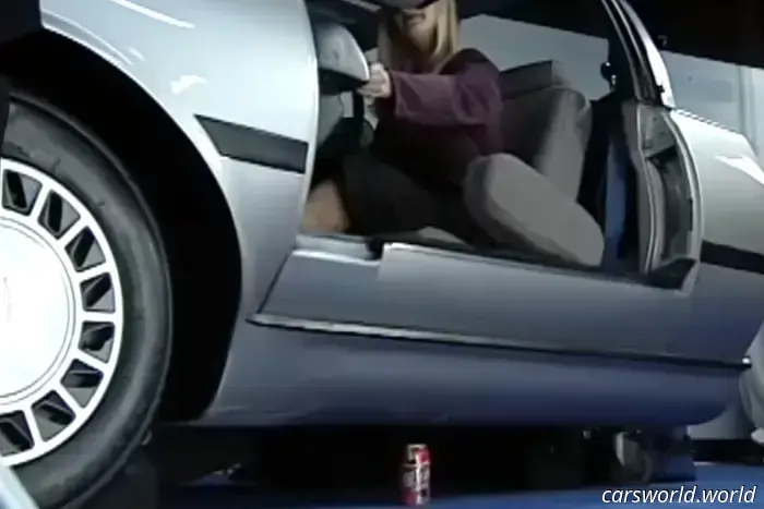 The vanishing car door was an intriguing concept but proved to be unfeasible in practice.