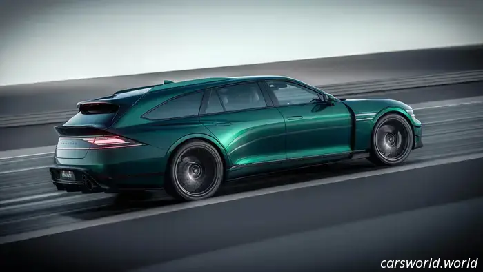 The Genesis G90 Wingback Wagon Concept Demonstrates That Magma Is More Than Simply a Color.