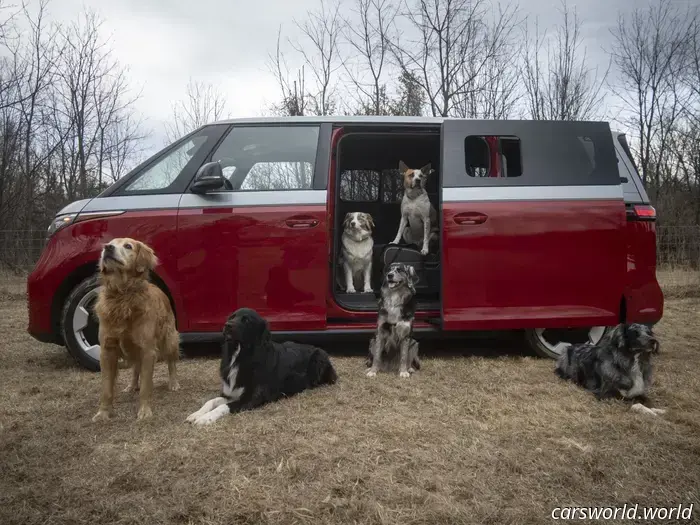We Crammed Six Dogs into a 2025 Volkswagen ID Buzz and It Was a Hit with Everyone.